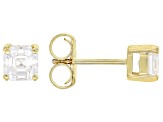 Moissanite 14k Yellow Gold Over Silver Ring And Stud Earrings With Pendant Set 2.40ctw DEW