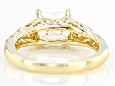 Moissanite 14k Yellow Gold Over Silver Ring 1.26ctw DEW.