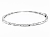 Moissanite Platineve Bangle Bracelet 1.17ctw DEW