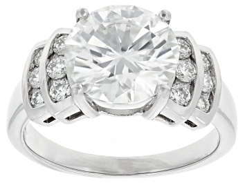 Picture of Moissanite Platineve Ring 4.02ctw DEW.