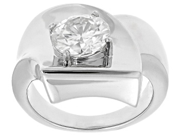 Picture of Moissanite Platineve Ring 1.90ct DEW.