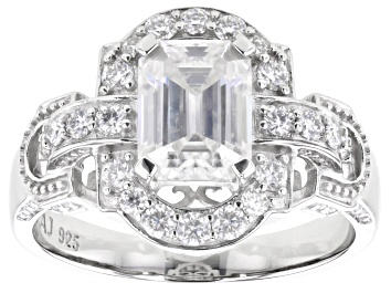 Picture of Moissanite Platineve Vintage Style Ring 2.29ctw DEW.