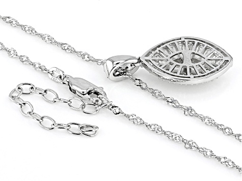 Moissanite Platineve Pendant 1.96ctw DEW. - MFJ256 | JTV.com