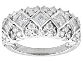 Moissanite Platineve Band Ring 1.88ctw DEW.