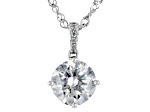 Moissanite Platineve Pendant 2.74ctw DEW
