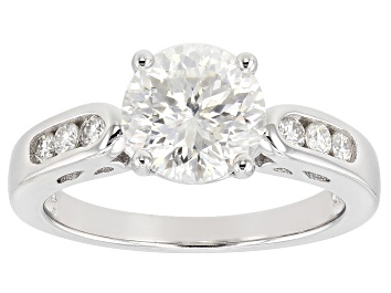 Picture of Moissanite Inferno Cut Platineve Engagement Ring 2.35ctw DEW.
