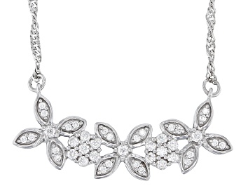 Picture of Moissanite Platineve Necklace .58ctw DEW