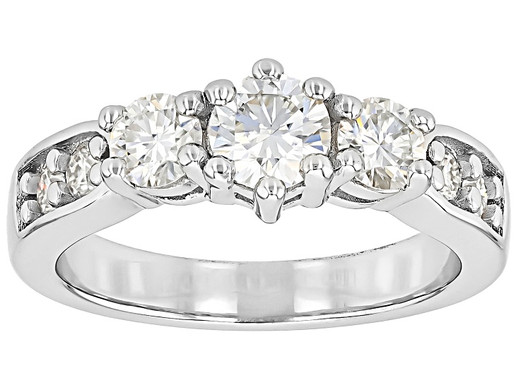 Moissanite Platineve Ring 1.20ctw DEW. - MFJ334A | JTV