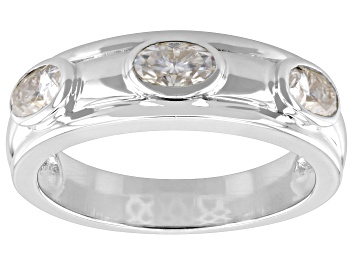 Picture of Moissanite Platineve Band Ring .78ctw DEW.