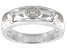 Moissanite Platineve Band Ring .78ctw DEW.