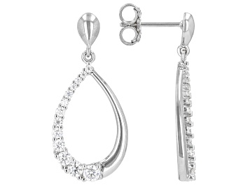 Picture of Moissanite Platineve Earrings .92ctw DEW.
