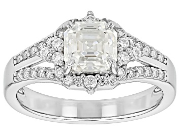 Picture of Moissanite Platineve engagement Ring 1.43ctw DEW