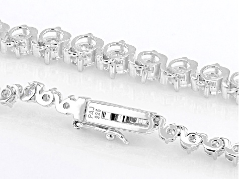 Moissanite Platineve® Graduated Tennis Necklace 14.24ctw DEW.