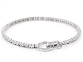 Moissanite Platineve Tennis Bracelet 2.83ctw DEW