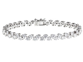 Moissanite Platineve® Tennis Bracelet 9.60ctw DEW