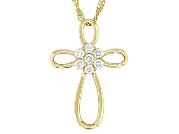 Moissanite Platineve Three Stone Pendant 1.80ctw DEW