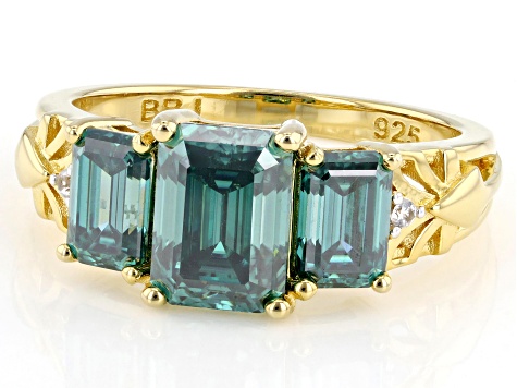 ネイタルデザイン 38-KT SOTE ver. YELLOW GREEN Green Onyx 18k Yellow Gold Over Sterling Silver Solitaire