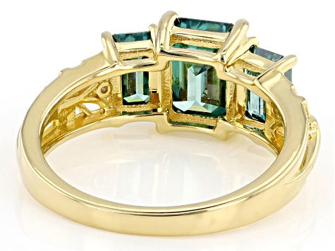 ★87MM★ Mmlg SUFFERS HFT GOLD MOISSANITE Mens Iced Out Ring - Gold Moissanite Ring