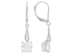 9.5-10.5mm Cultured Mabe Pearl & Swiss Blue Topaz Sterling Silver Earrings 0.80ctw