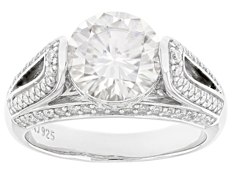 Moissanite Platineve Bridge Ring 3.54ctw DEW. - MFJ745 | JTV