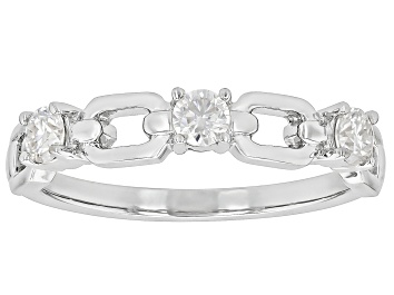 Moissanite 14k Yellow Gold Eternity Band Ring 1.44ctw DEW