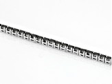 Black Moissanite Platineve Tennis Bracelet 5.20ctw DEW