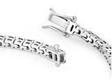 Black Moissanite Platineve Tennis Bracelet 5.20ctw DEW