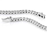 Black Moissanite Platineve Tennis Necklace 14.00ctw DEW