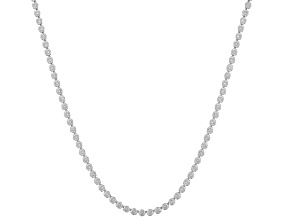 Moissanite Platineve Tennis Necklace 12.00ctw DEW