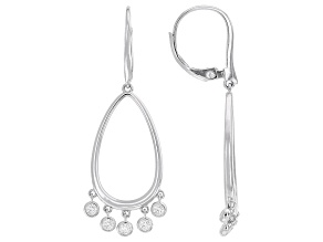 Moissanite Platineve Chandelier Earrings 0.50ctw DEW