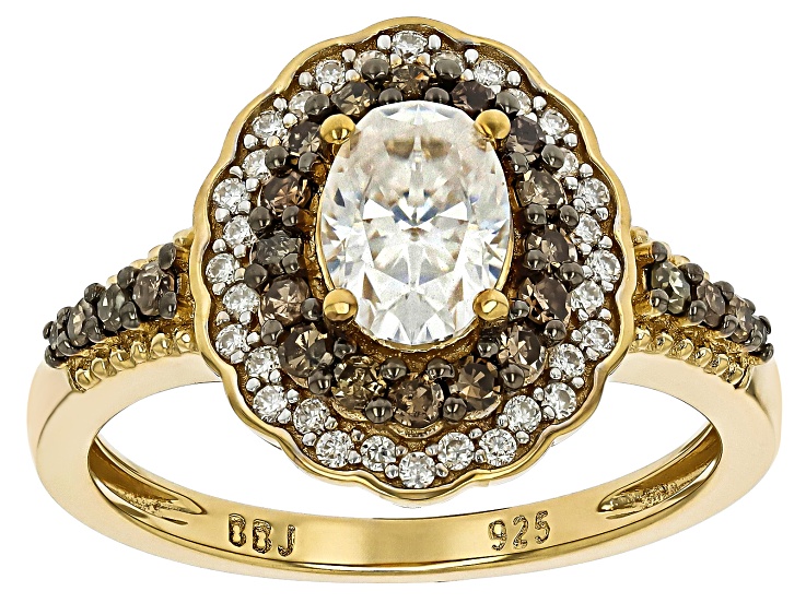 新品未開封 nuts Briesta Champagne Diamond 1-1/4 CT. T.W. Rough-Cut Champagne and White Diamond Split