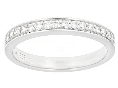 Moissanite Platineve And 14k Yellow Gold Over Platineve Ring With Two Bands 1.68ctw DEW.