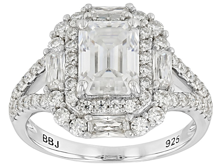 Moissanite Platineve 15th Anniversary Ring 2.95ctw DEW. - MFJ947 | JTV
