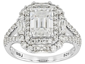 Moissanite Platineve 15th Anniversary Ring 2.95ctw DEW.