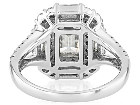 Moissanite Platineve 15th Anniversary Ring 2.95ctw DEW.