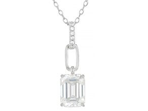 Moissanite Platineve Pendant 1.81ctw DEW.