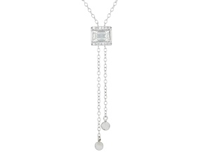 Moissanite Platineve Station Necklace 0.70ctw DEW.