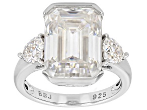 Moissanite Platineve Ring 8.75ctw DEW