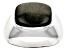 Golden Obsidian Rhodium Over Sterling Silver Men's Ring