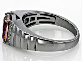 Cosmopolitan Beyond™ Topaz Black Rhodium Over Sterling Silver Men's Ring 3.14ctw