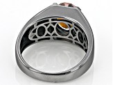 Cosmopolitan Beyond™ Topaz Black Rhodium Over Silver Men's Ring 2.99ctw