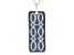 Blue Lab Created Spinel Rhodium Over Sterling Silver Men's Pendant With Chain .25ctw