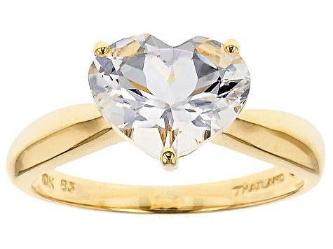 White Danburite 10k Yellow Gold Ring 2 05ct Mka038 Jtv White Danburite 10k Yellow Gold Ring 2 05ct