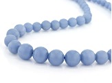 Blue Angelite Sterling Silver Necklace