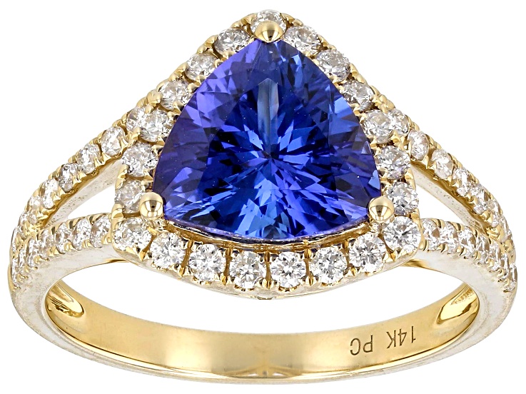Blue Tanzanite 14k Yellow Gold Ring 2.50ctw