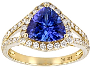 Blue Tanzanite 14k Yellow Gold Ring 2.50ctw