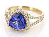 Blue Tanzanite 14k Yellow Gold Ring 2.50ctw