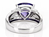 Blue Tanzanite Rhodium Over 14K White Gold Ring 2.05ctw