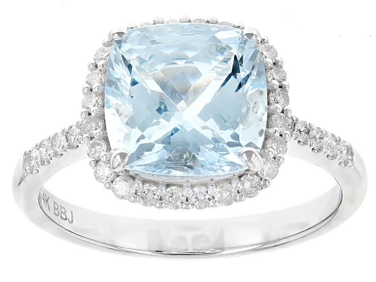 アクセサリーその他 BLUMARINE Woman Jewel Silver 2W305A N0999 Aquamarine With White Diamond Rhodium Over 14k White Gold