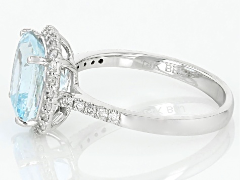 アクセサリーその他 BLUMARINE Woman Jewel Silver 2W305A N0999 Aquamarine With White Diamond Rhodium Over 14k White Gold